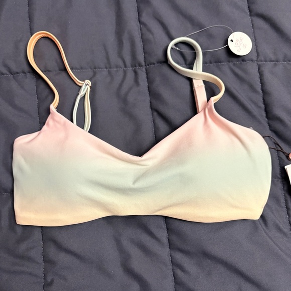 Calia by Carrie Underwood Bikini Padded Swim Top with Tie Back - Size XS - NWT - Picture 1 of 8